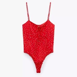 Zara Red Star Bodysuit